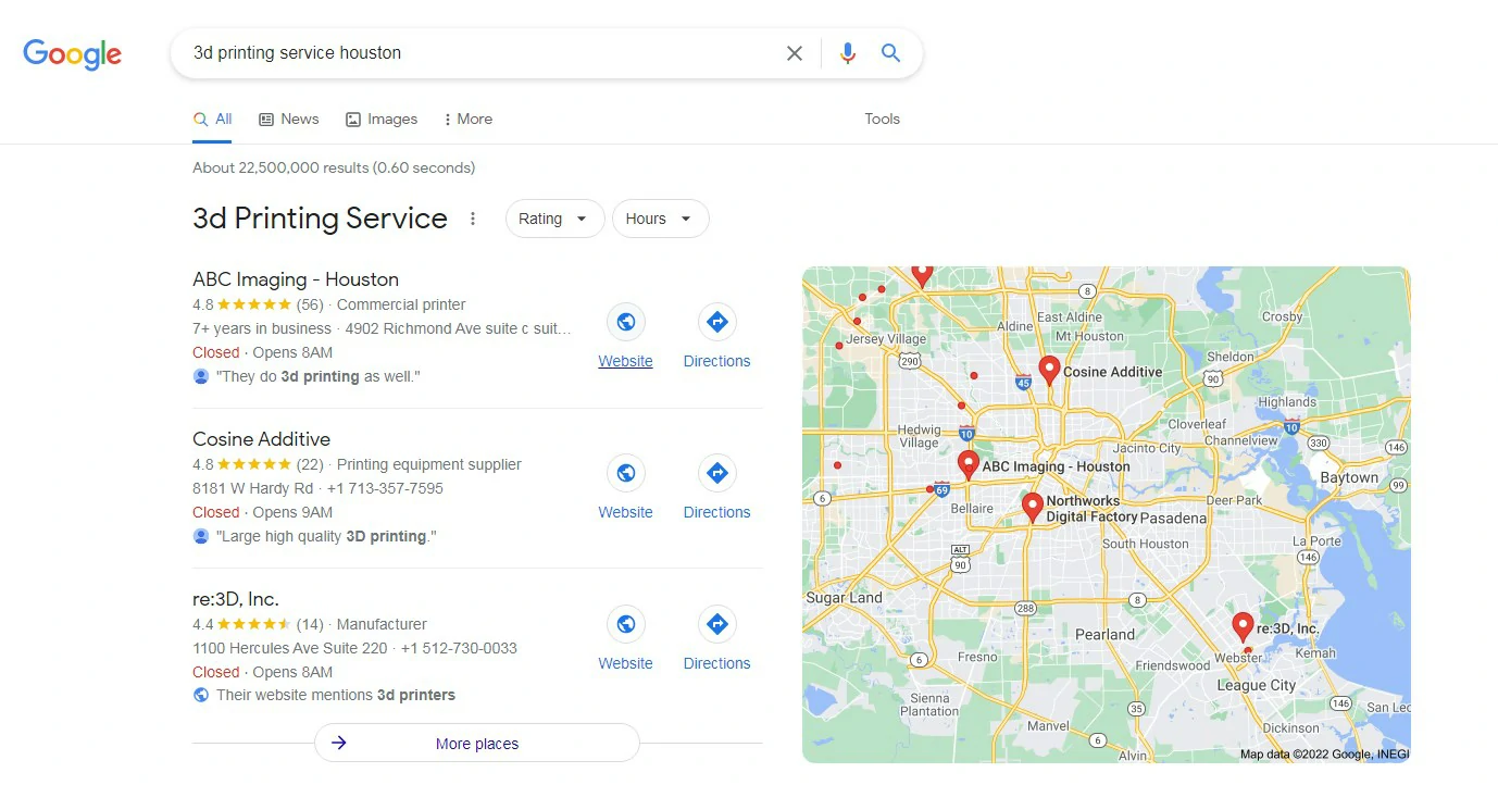 3d printing service houston