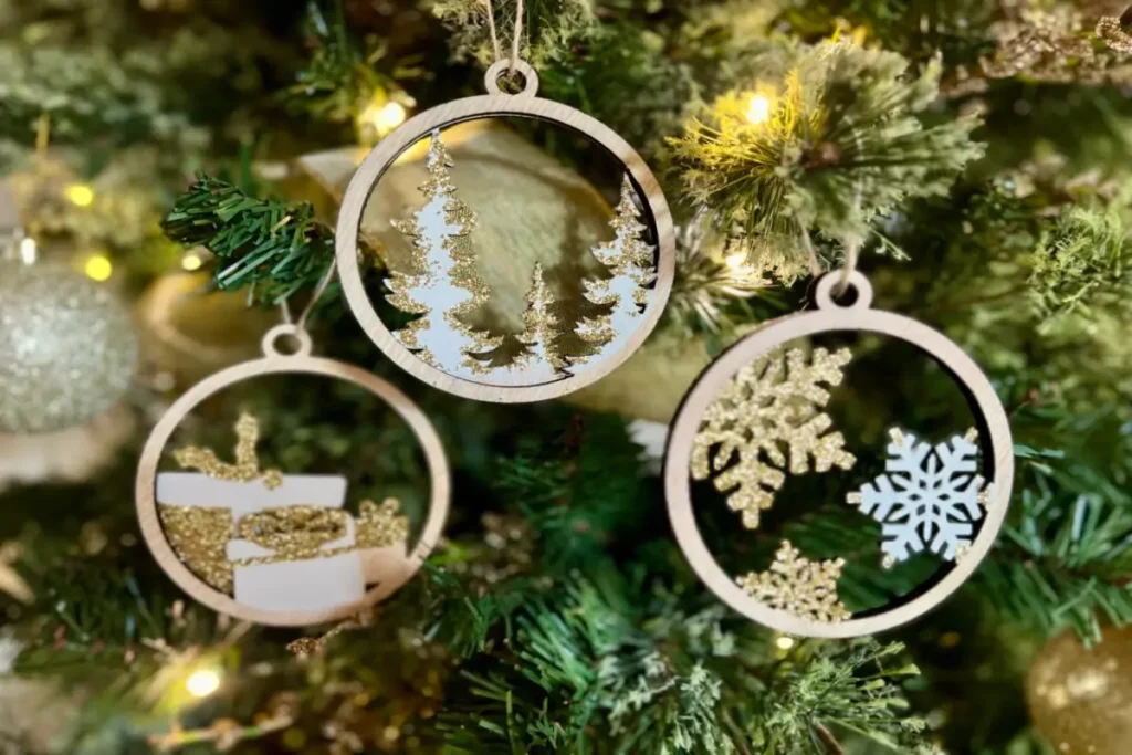 Create Custom Laser Cut Christmas Ornaments With Wood