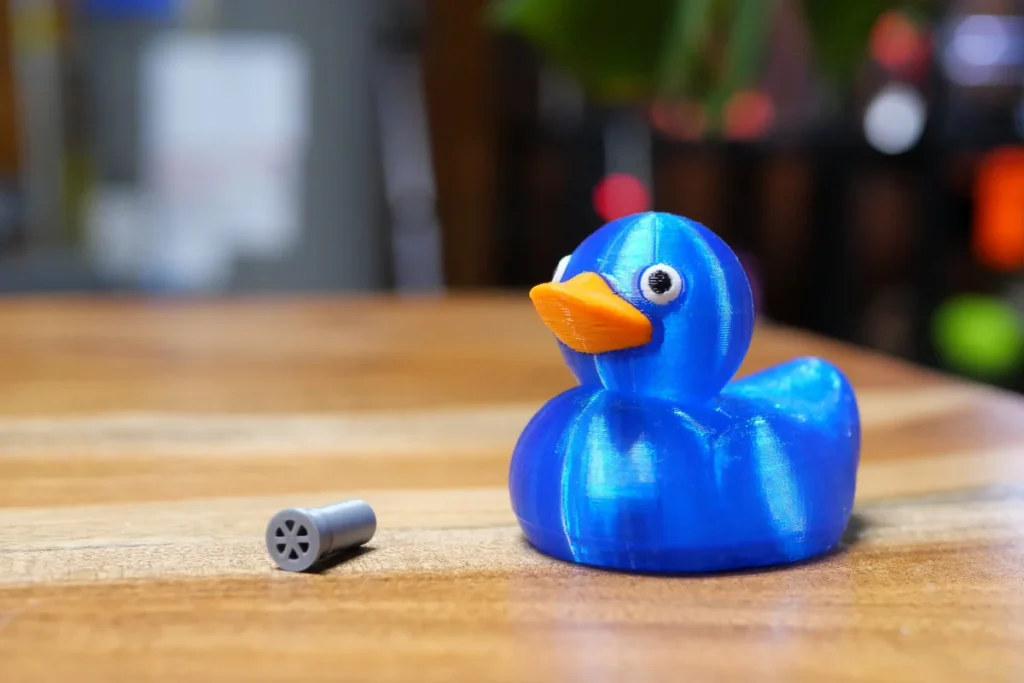 3d printed tpu duck - resin printed animal models