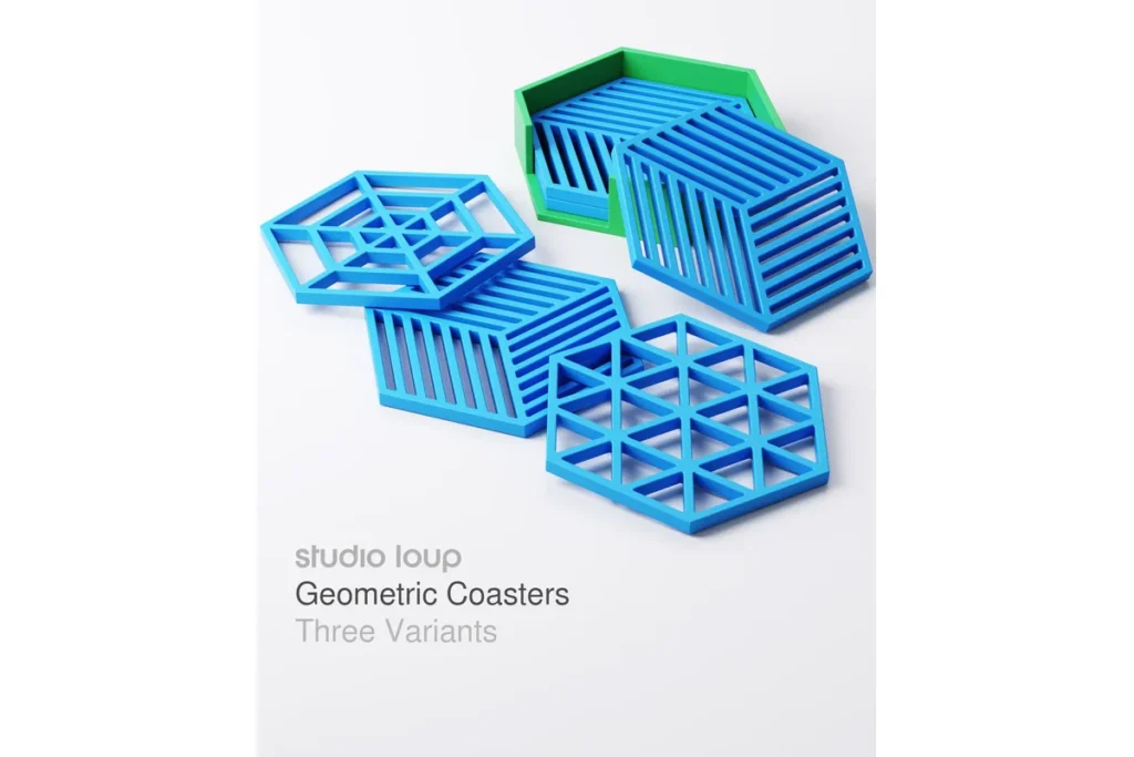 geometric coasters