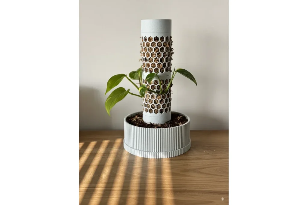 climbmate modular moss pole planter