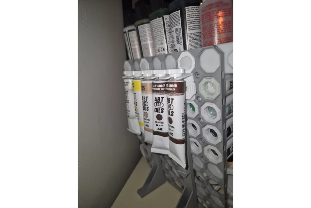multiboard paint tube holder