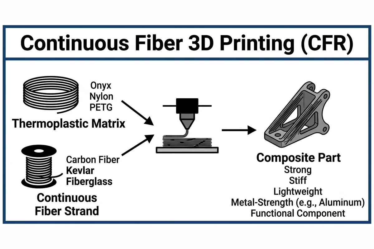 Continuous Fiber 3D Printing Service