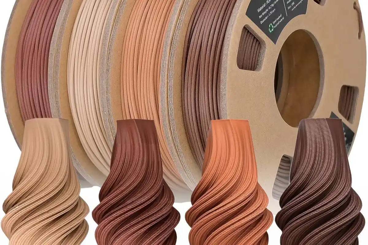 Wood-Filled PLA filament