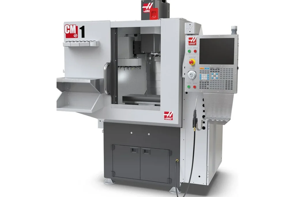 CNC machining center used for precision subtractive manufacturing