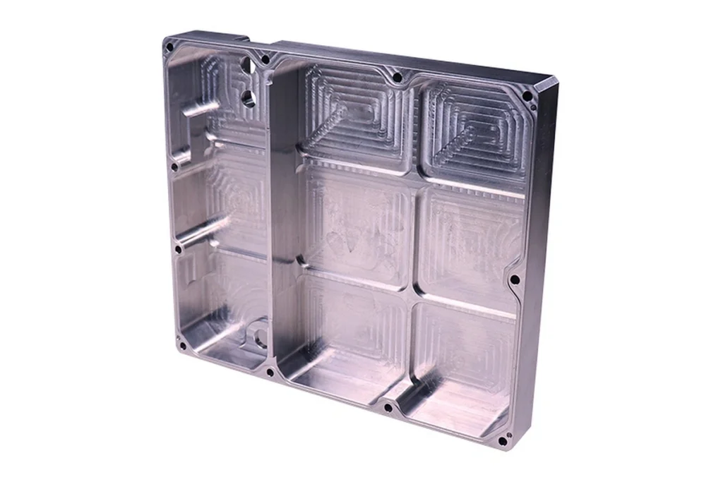 CNC milled parts showing precision machined components