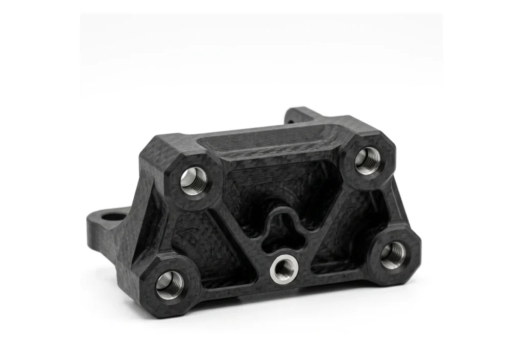 CNC machined engineering plastic parts including POM Delrin PTFE PEEK and ABS