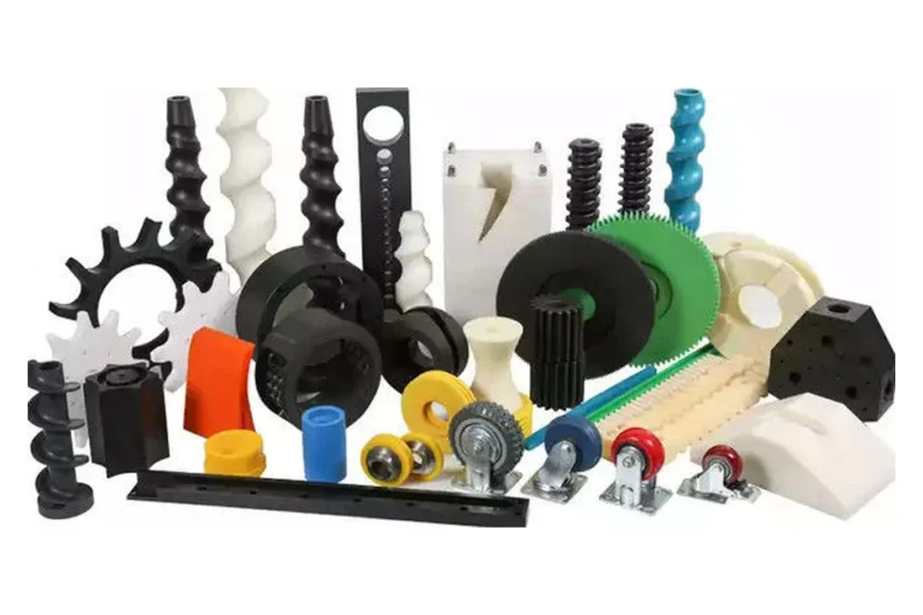 CNC machined Delrin POM plastic parts and components